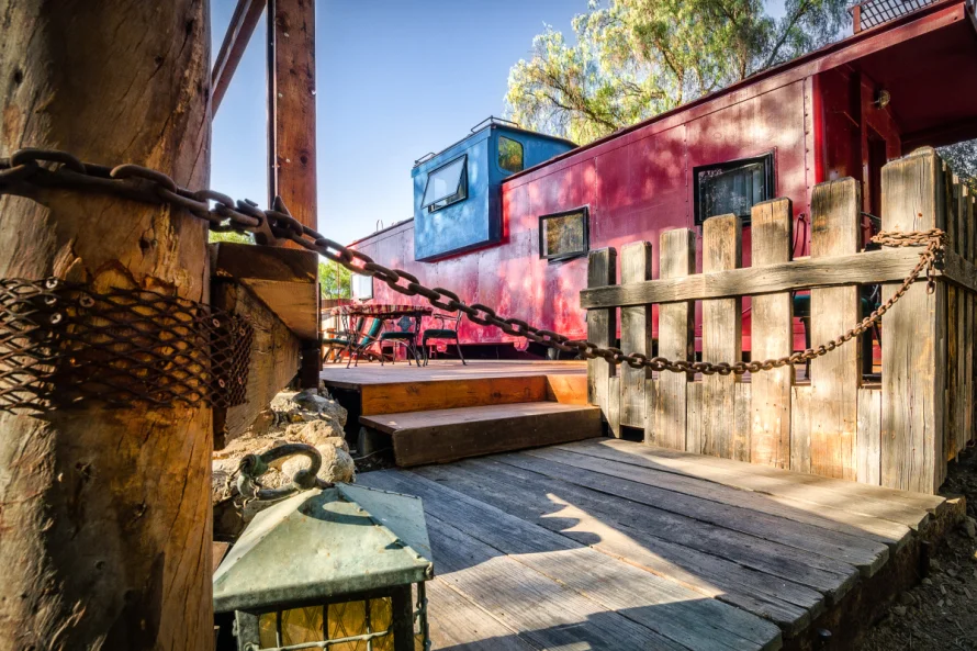 Oh Just Another Typical Backyard Caboose – Or Not!
