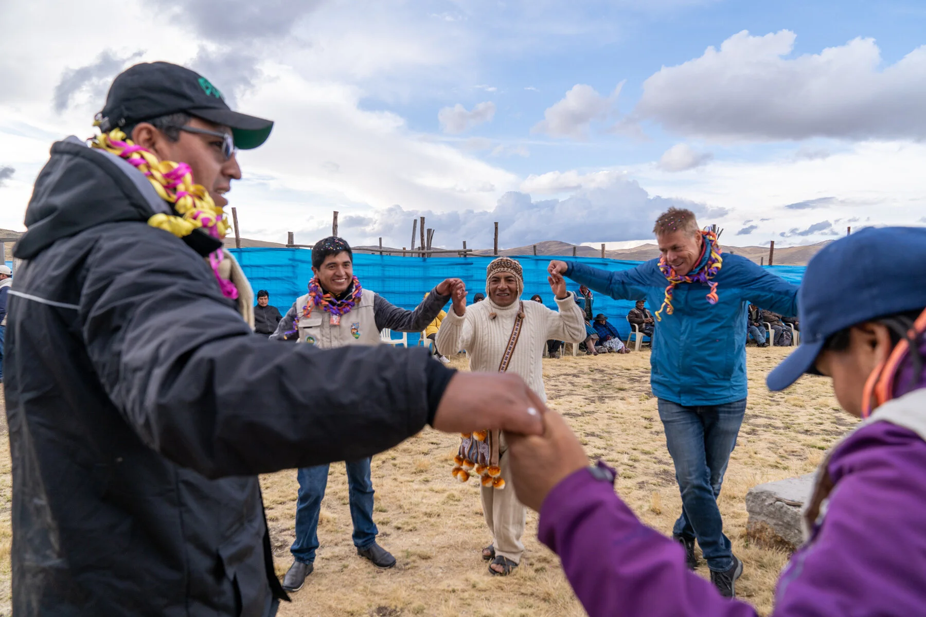 Andes Mountains Peru Quechua Benefit Picotani Vicuna Chaccu