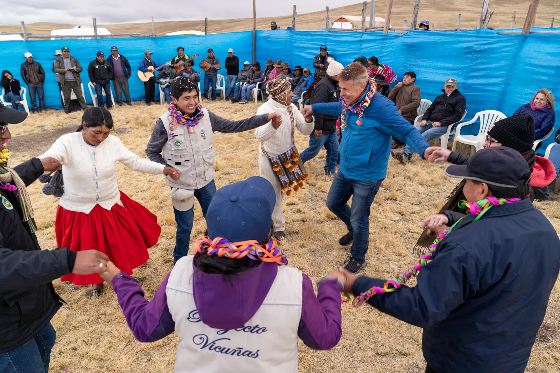 Andes Mountains Peru Quechua Benefit Picotani Vicuna Chaccu