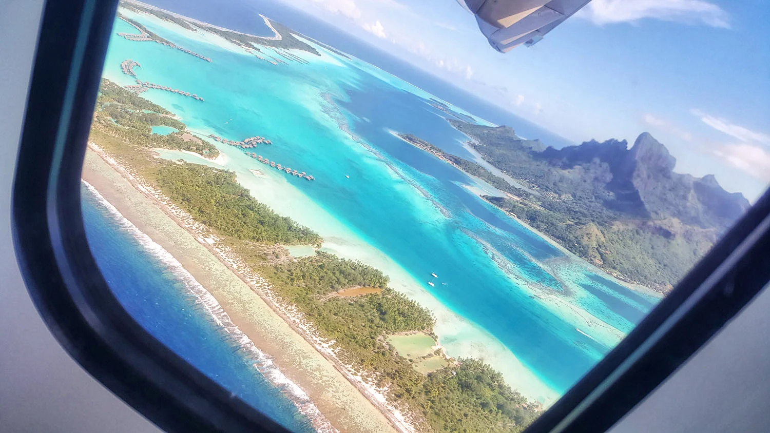 When you see this from your airplane window, you can't help but feel you've done  something  right... 