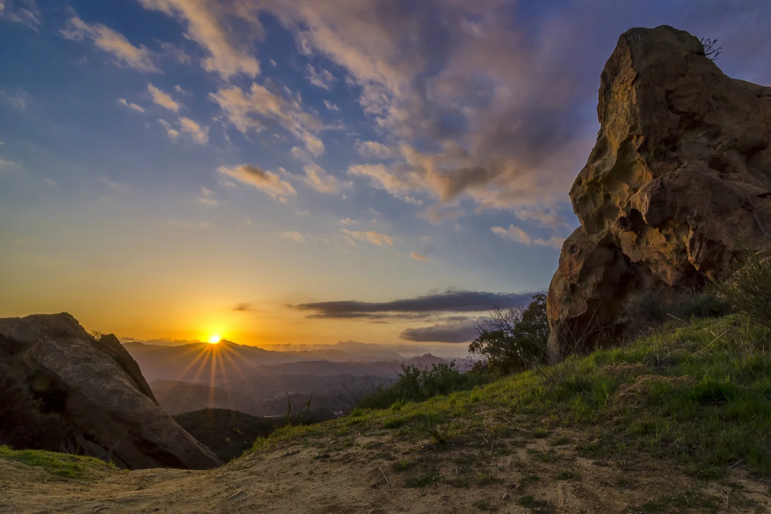 Topanga Canyon, California Sunset. Wasim Muklashy Photography.