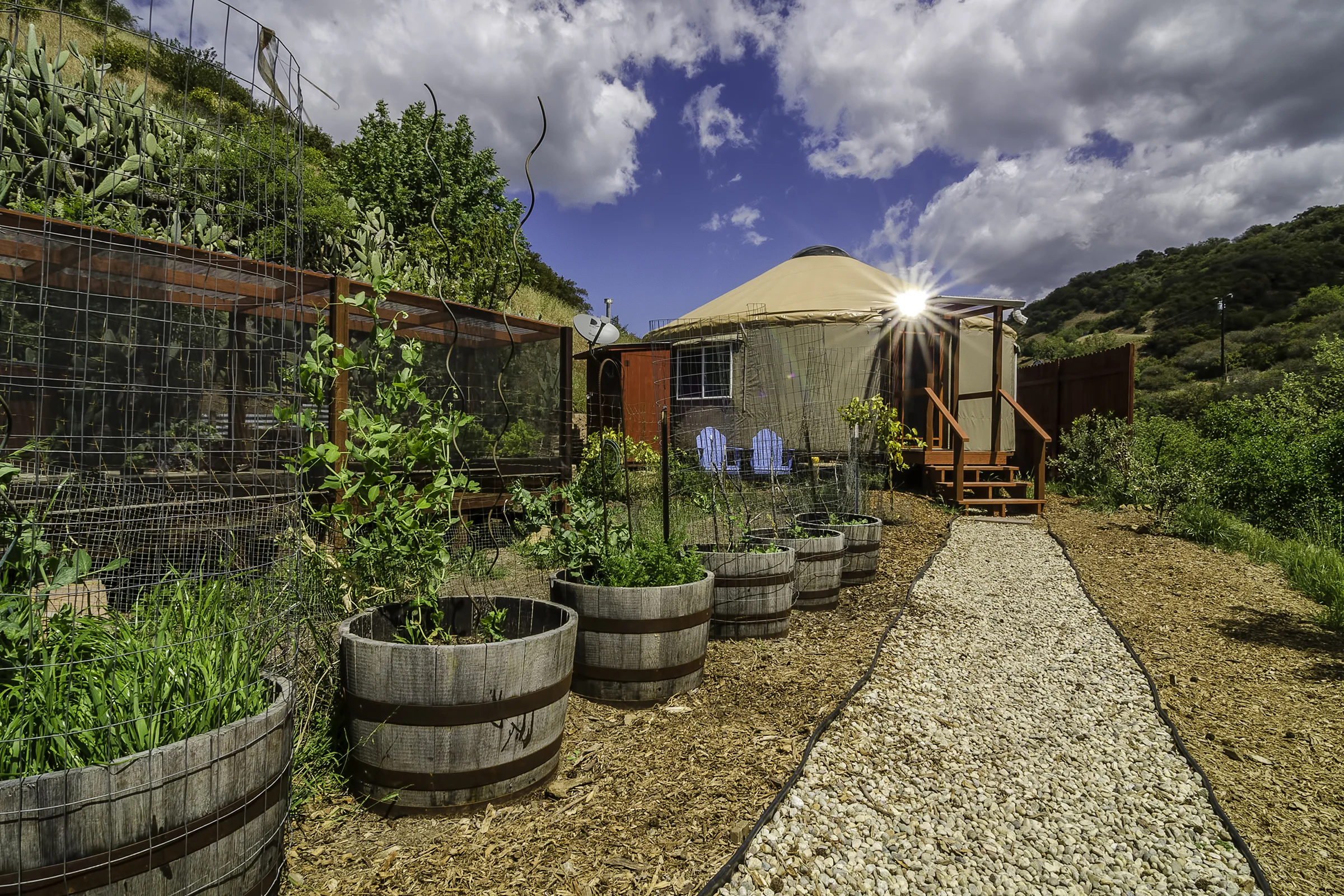The Malibu Yurt. Wasim Muklashy Photography