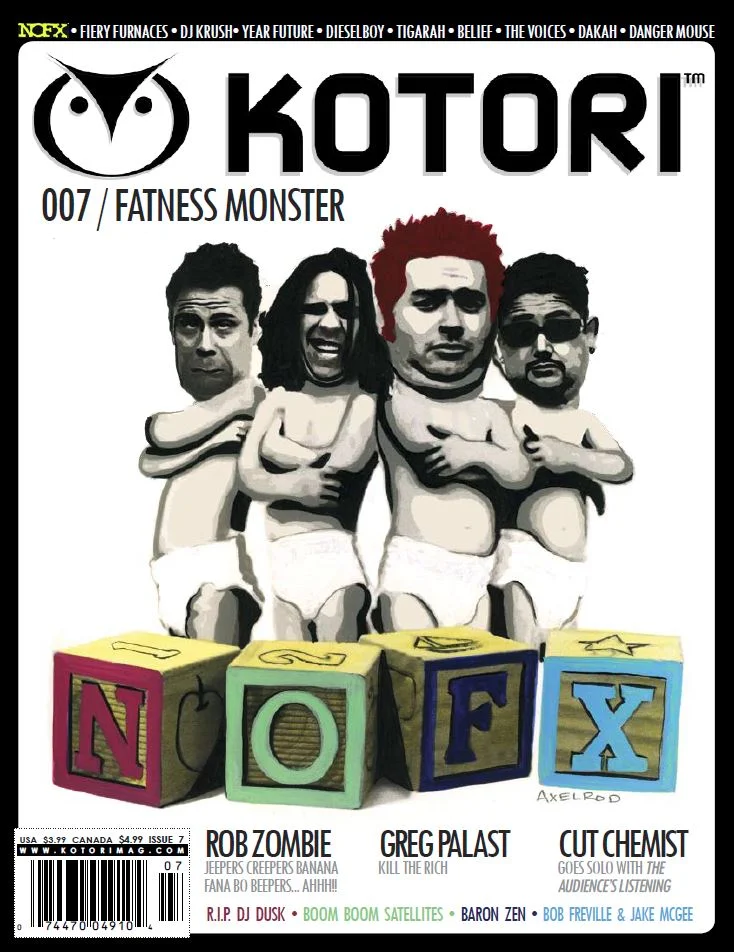 WAV Kotori Magazine Issue 7 - NOFX / Rob Zombie / Greg Palast / Cut Chemist / DJ Krush / Dieselboy / Tigarah / The Voices / Danger Mouse