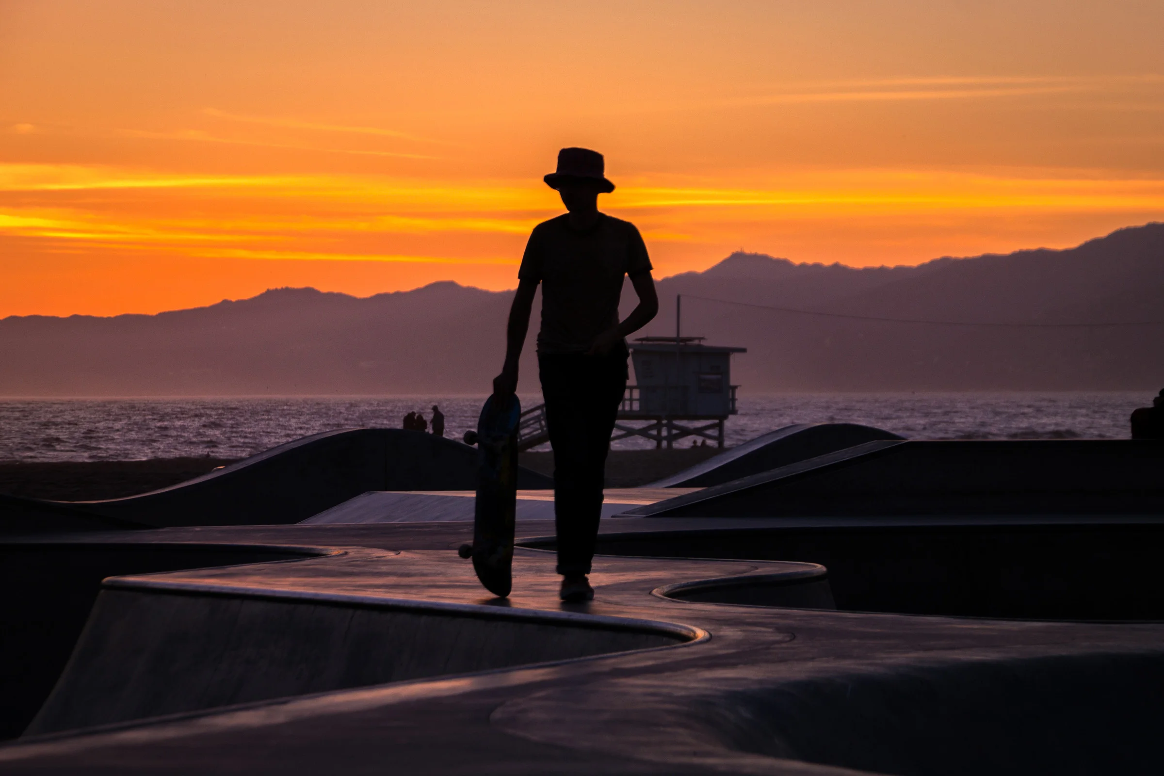 Venice Beach California Skateboarder