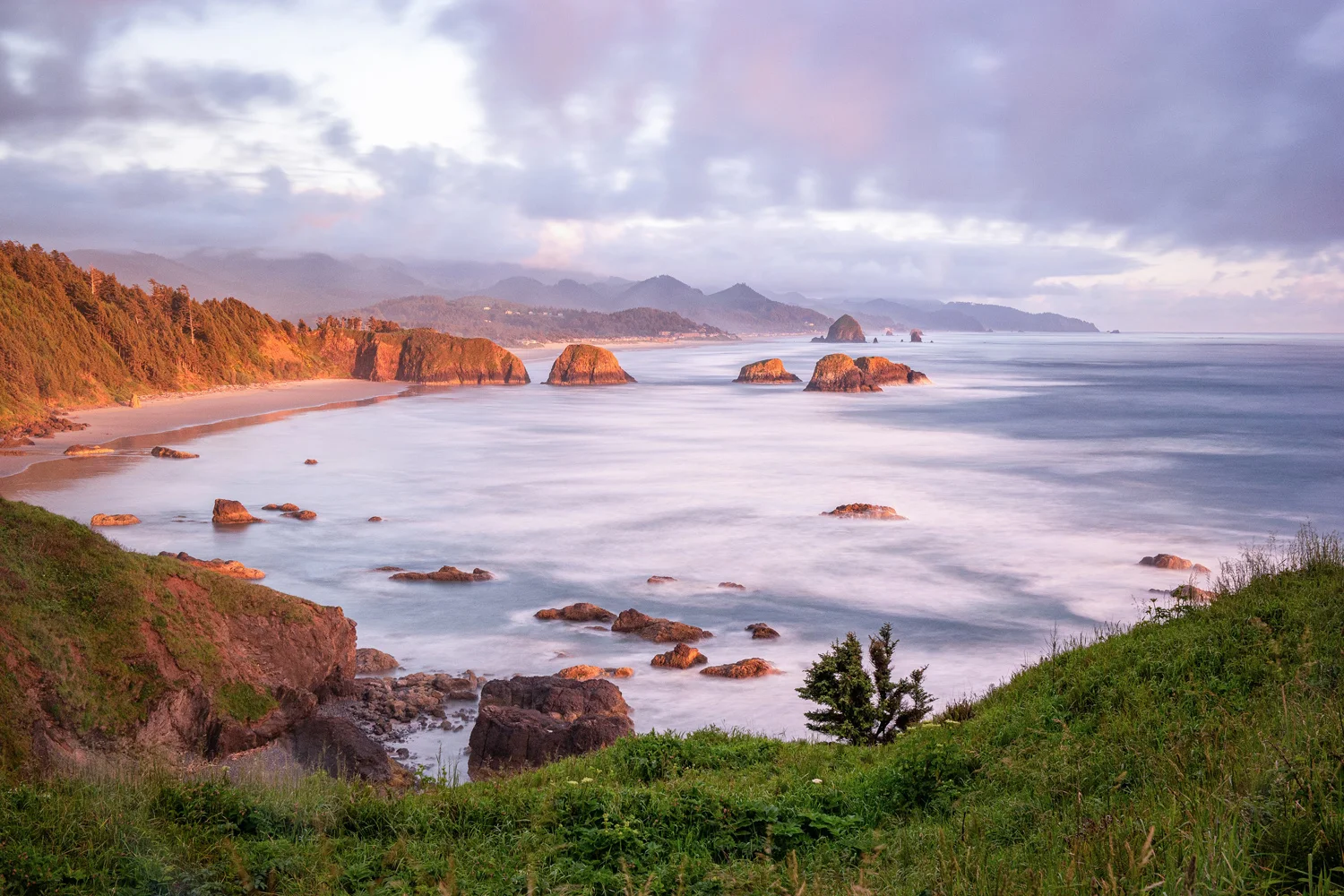 Ecola State Park Beach Oregon