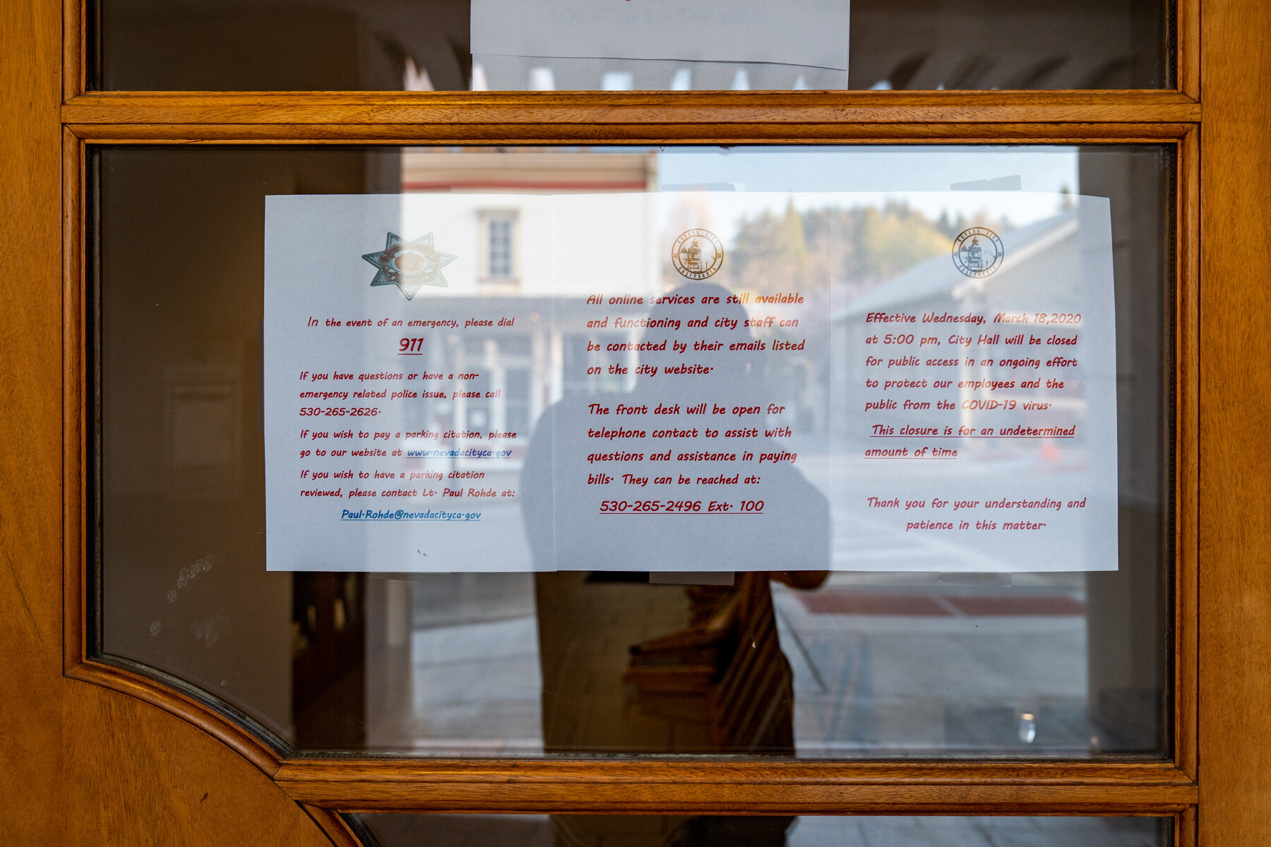 Nevada City California COVID19 Coronavirus