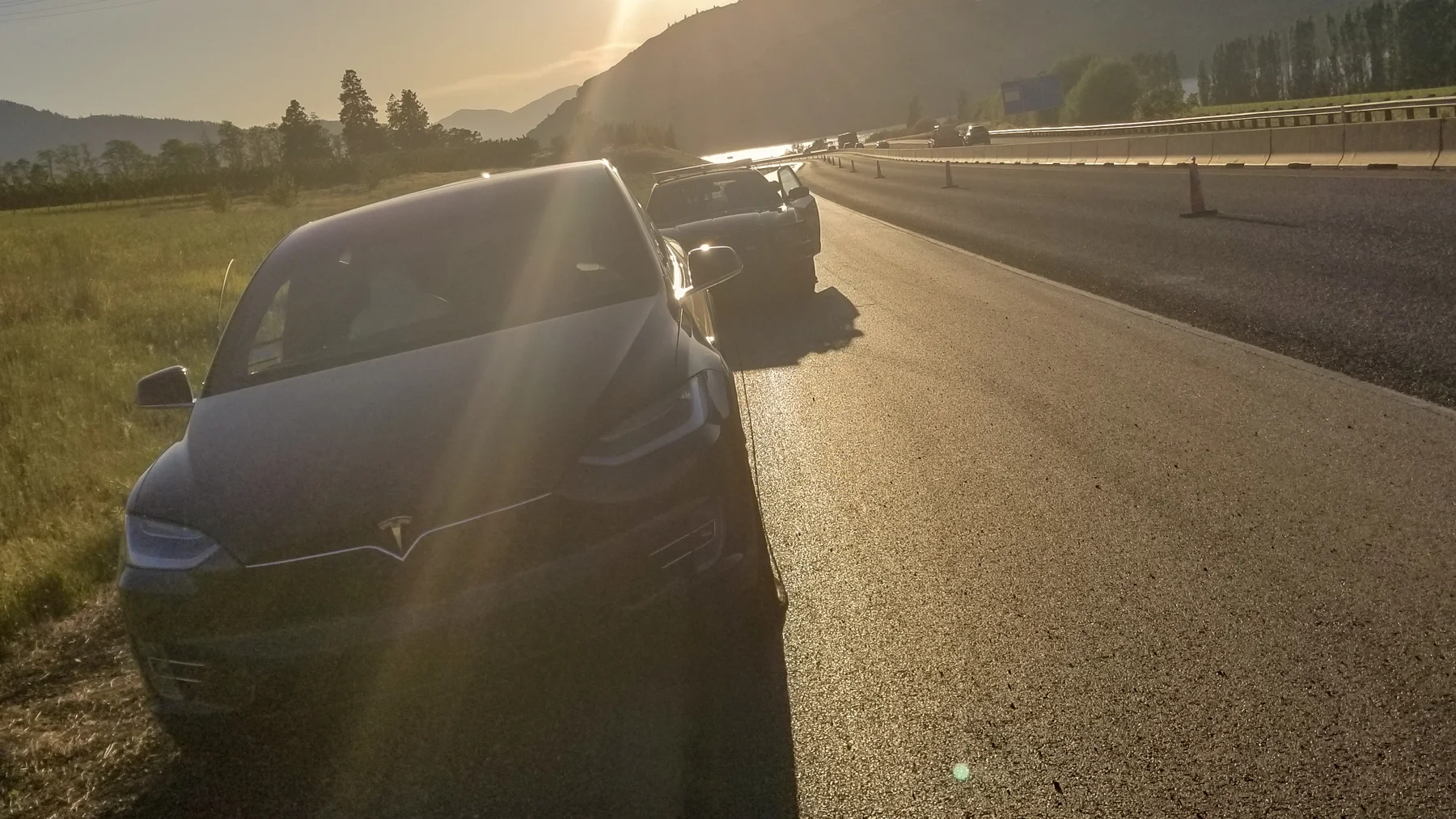 Tesla Trip Columbia River Gorge Oregon Washington Palouse