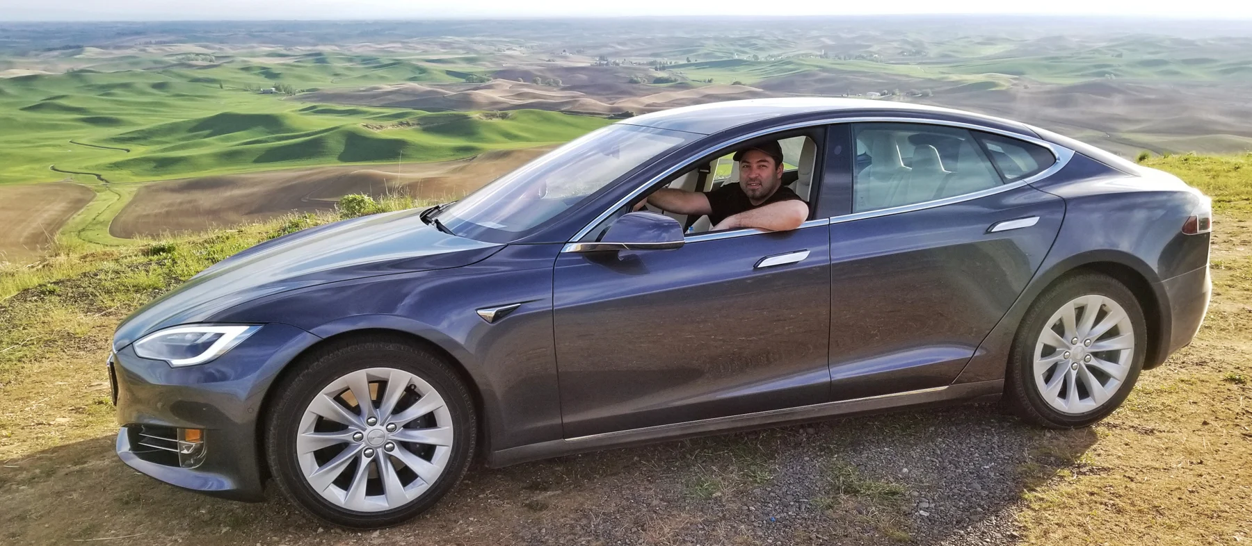 Tesla Trip Columbia River Gorge Oregon Washington Palouse