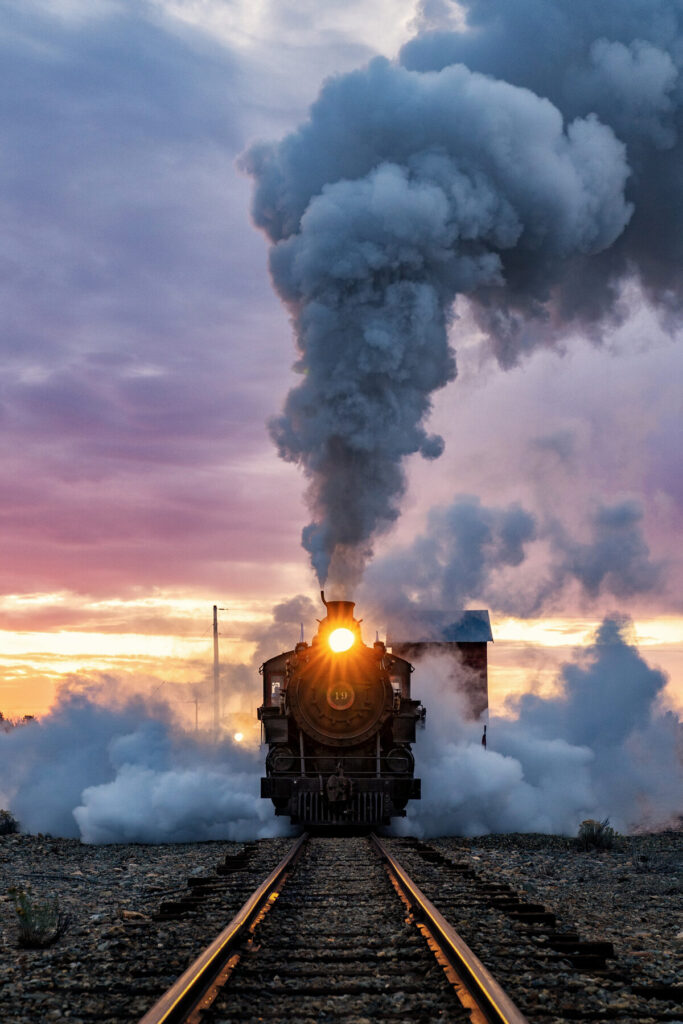 Sumpter Valley Railroad Sunrise 101 site — Travel & nature photography by Wasim Muklashy